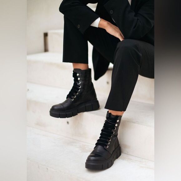 ALOHAS Can Can Croco Moto Boots - Picture 7 of 8